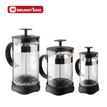 Glastee French Press Hochwertiger Kaffeekolben